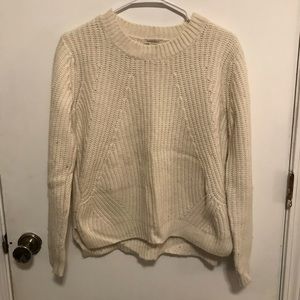 F21 cream sweater